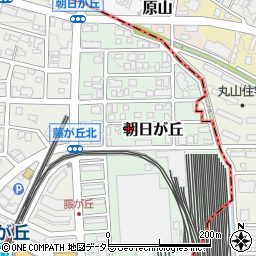 愛知県名古屋市名東区朝日が丘70周辺の地図