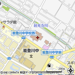 能登川コミュニティセンター周辺の地図