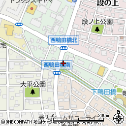 愛知県長久手市鴨田106周辺の地図