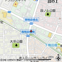 愛知県長久手市鴨田106周辺の地図