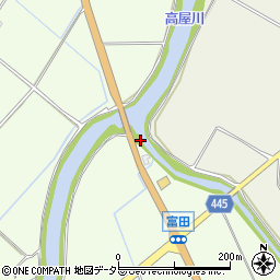 京都府船井郡京丹波町富田青木周辺の地図