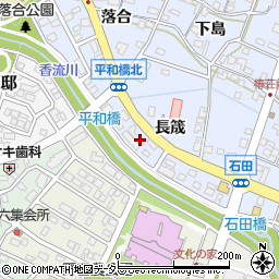 愛知県長久手市岩作長筬109周辺の地図