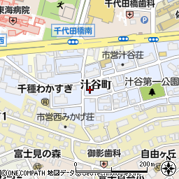 愛知県名古屋市千種区汁谷町43周辺の地図