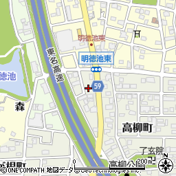 愛知県名古屋市名東区高柳町222周辺の地図