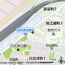 愛知県名古屋市中村区猪之越町3丁目6-26周辺の地図