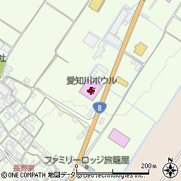愛知川ボウル周辺の地図
