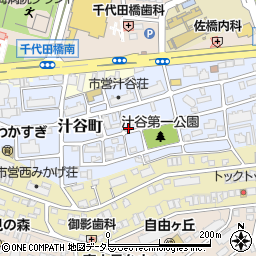 愛知県名古屋市千種区汁谷町58周辺の地図