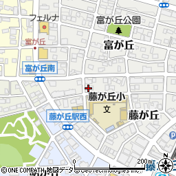愛知県名古屋市名東区藤が丘44周辺の地図