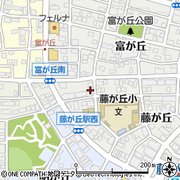 愛知県名古屋市名東区藤が丘45-2周辺の地図