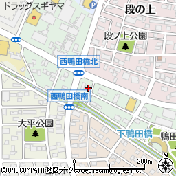 愛知県長久手市鴨田102周辺の地図