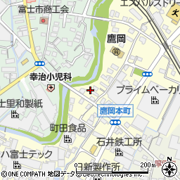 静岡県富士市久沢263周辺の地図