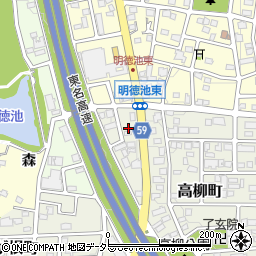 愛知県名古屋市名東区高柳町223周辺の地図