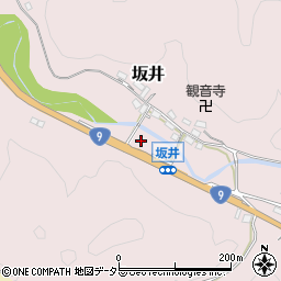 京都府京丹波町（船井郡）坂井（小牛ケ谷）周辺の地図