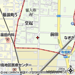 愛知県愛西市見越町堂起66周辺の地図