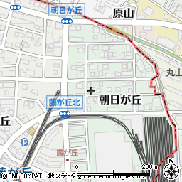 愛知県名古屋市名東区朝日が丘67周辺の地図