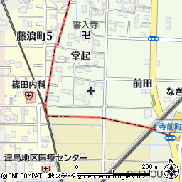 愛知県愛西市見越町堂起67周辺の地図