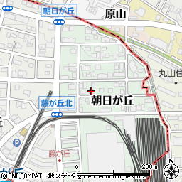 愛知県名古屋市名東区朝日が丘64周辺の地図