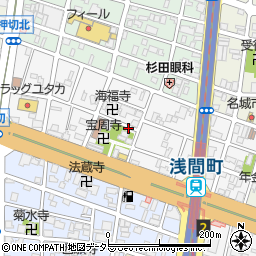 愛知県名古屋市西区浅間周辺の地図