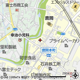 静岡県富士市久沢263-20周辺の地図