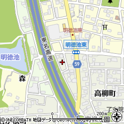 愛知県名古屋市名東区高柳町104周辺の地図