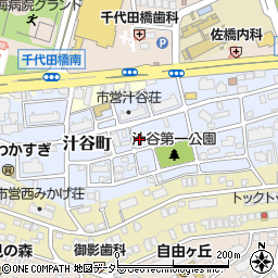 愛知県名古屋市千種区汁谷町57周辺の地図