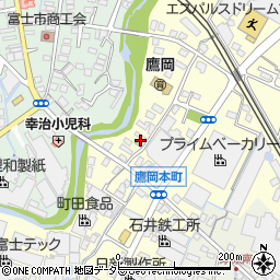 静岡県富士市久沢263-44周辺の地図