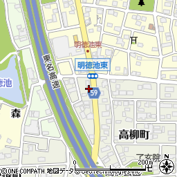 愛知県名古屋市名東区高柳町207周辺の地図