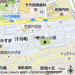 愛知県名古屋市千種区汁谷町60周辺の地図