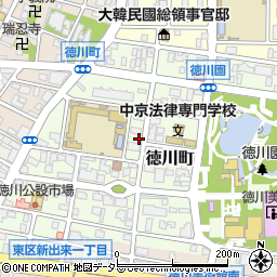 愛知県名古屋市東区徳川町1706周辺の地図