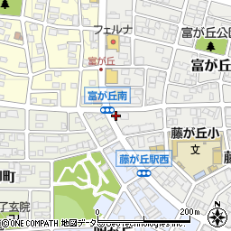 愛知県名古屋市名東区藤が丘1周辺の地図