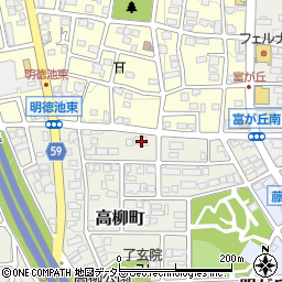 愛知県名古屋市名東区高柳町405周辺の地図