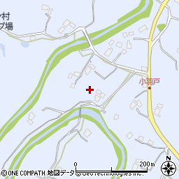 千葉県勝浦市小羽戸周辺の地図