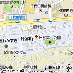 愛知県名古屋市千種区汁谷町51周辺の地図