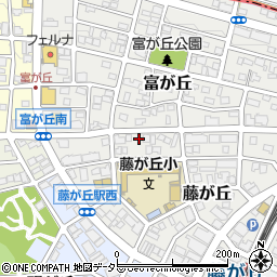 愛知県名古屋市名東区藤が丘8周辺の地図