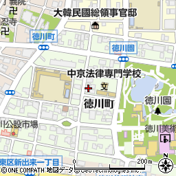 愛知県名古屋市東区徳川町1801周辺の地図