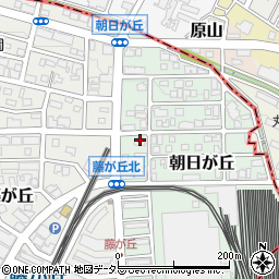 愛知県名古屋市名東区朝日が丘87周辺の地図