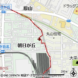 愛知県名古屋市名東区朝日が丘57周辺の地図