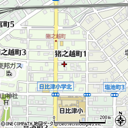 ブリヂストン・生産財タイヤソリューション・中部名古屋西店周辺の地図