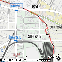 愛知県名古屋市名東区朝日が丘52周辺の地図