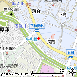 愛知県長久手市岩作長筬103周辺の地図