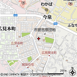 富士市営住宅吉原団地７号棟周辺の地図