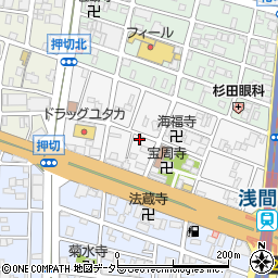 長谷川運輸株式会社　本社周辺の地図