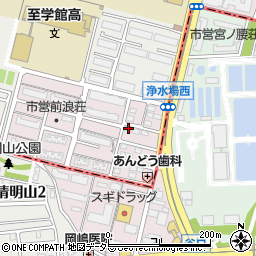 愛知県名古屋市東区前浪町9-5周辺の地図