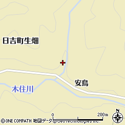 京都府南丹市日吉町生畑滝ノ口周辺の地図