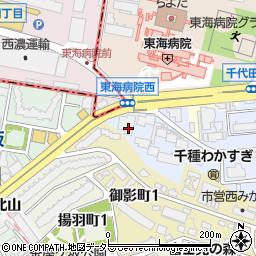 愛知県名古屋市千種区汁谷町2周辺の地図
