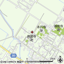 滋賀県東近江市種町周辺の地図