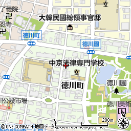 愛知県名古屋市東区徳川町1802周辺の地図