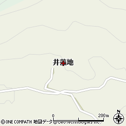 愛知県豊田市加塩町井藻地周辺の地図