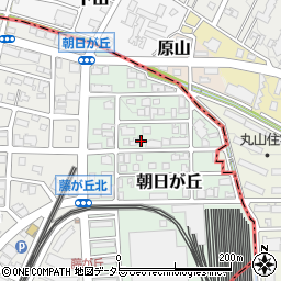 愛知県名古屋市名東区朝日が丘43周辺の地図