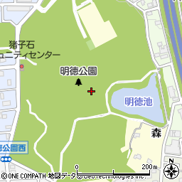 愛知県名古屋市名東区猪高町大字藤森香流周辺の地図